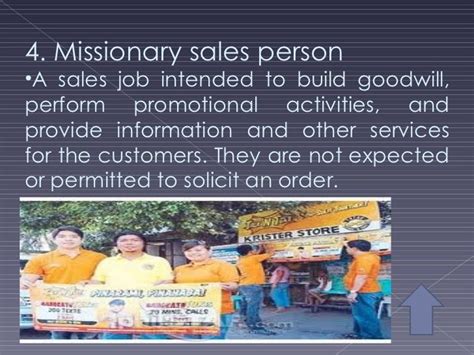 missionary sales reps quizlet